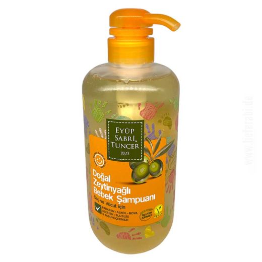 Dogal Zeytinyagli Bebek Sampuan - Natürliches Olivenöl Baby Shampoo 600ml