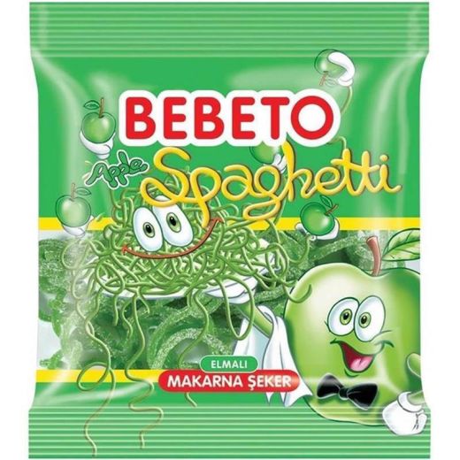 Bebeto Spaghetti Apple Soft Candy - Yumusak Seker 80g